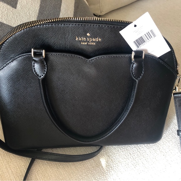 payton medium dome satchel BLACK - Picture 3 of 12